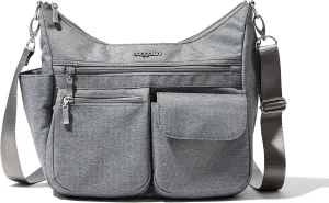 Baggallini Modern Everywhere Crossbody Women 11x9x4.5 RFID Hobo Bag