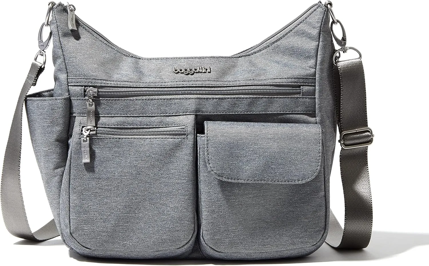 Baggallini Modern Everywhere Crossbody Women 11x9x4.5 RFID Hobo Bag