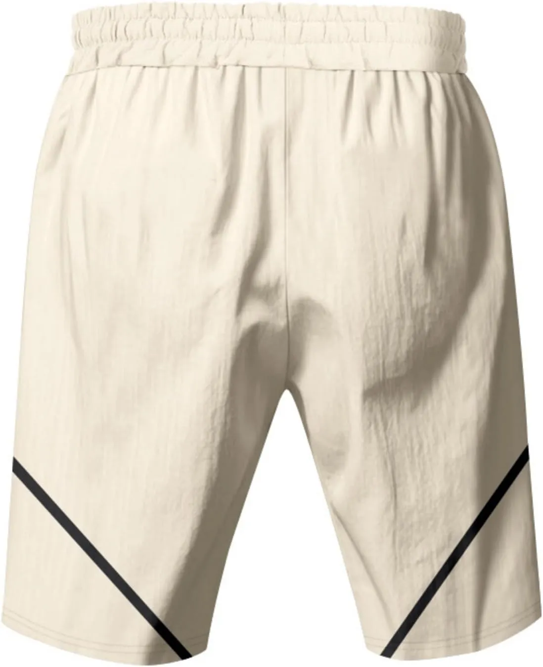 Basketball Shorts for Men Quick Dry Workout Running Shorts Big and Tall Drawstring Short Activewear with Zipper Pockets