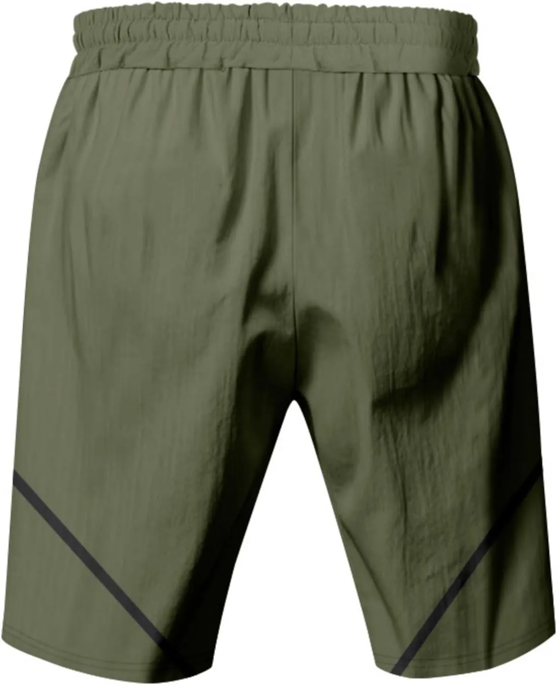Basketball Shorts for Men Quick Dry Workout Running Shorts Big and Tall Drawstring Short Activewear with Zipper Pockets