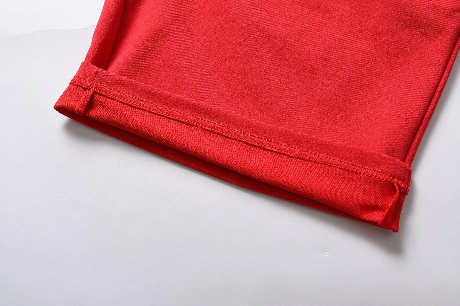 Big Boy's Casual Shorts Summer Cotton Classic Fit Elastic Waist Shorts with Zipper Pockets