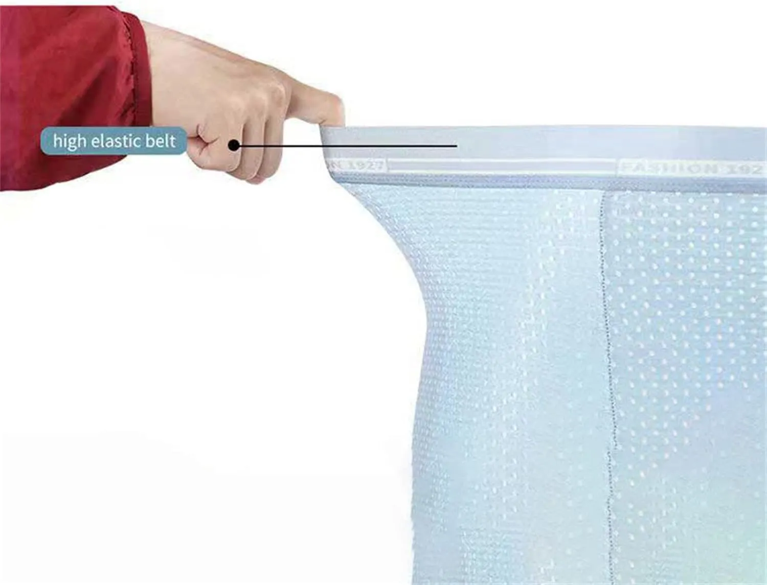 Boxer Shorts Men Ice Silk Breathable Mesh Briefs Thin Transparent Trunks Soft Comfortable Underpants