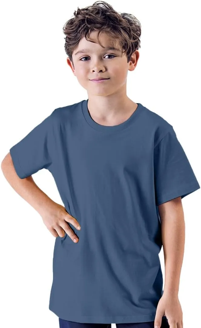 Brix Boys' Short Sleeve Tees- Pocket Crewneck Shirts 3 Pack.