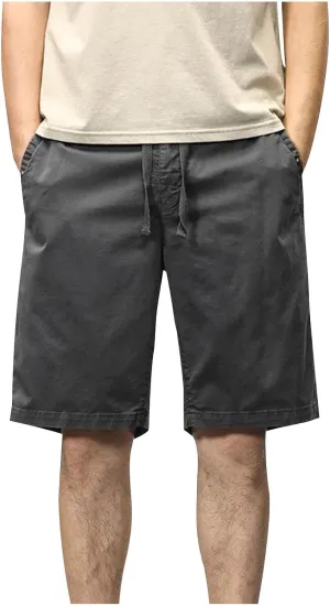 Cotton Cargo Shorts for Men Fashion Hiking Solid Outdoor Athletic Wear Resistance Short Multiple Pockets Summer Pants