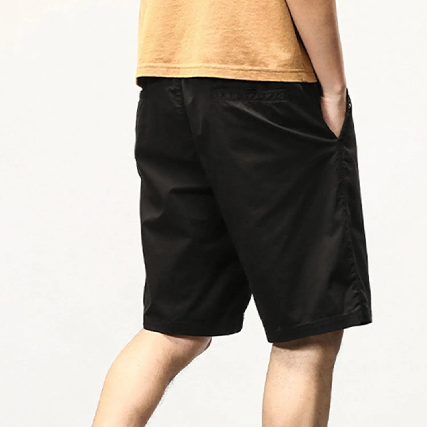 Cotton Cargo Shorts for Men Fashion Hiking Solid Outdoor Athletic Wear Resistance Short Multiple Pockets Summer Pants