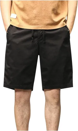 Cotton Cargo Shorts for Men Fashion Hiking Solid Outdoor Athletic Wear Resistance Short Multiple Pockets Summer Pants