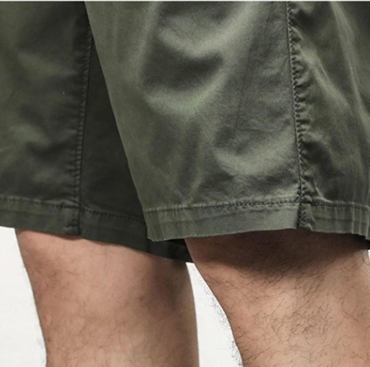 Cotton Cargo Shorts for Men Fashion Hiking Solid Outdoor Athletic Wear Resistance Short Multiple Pockets Summer Pants
