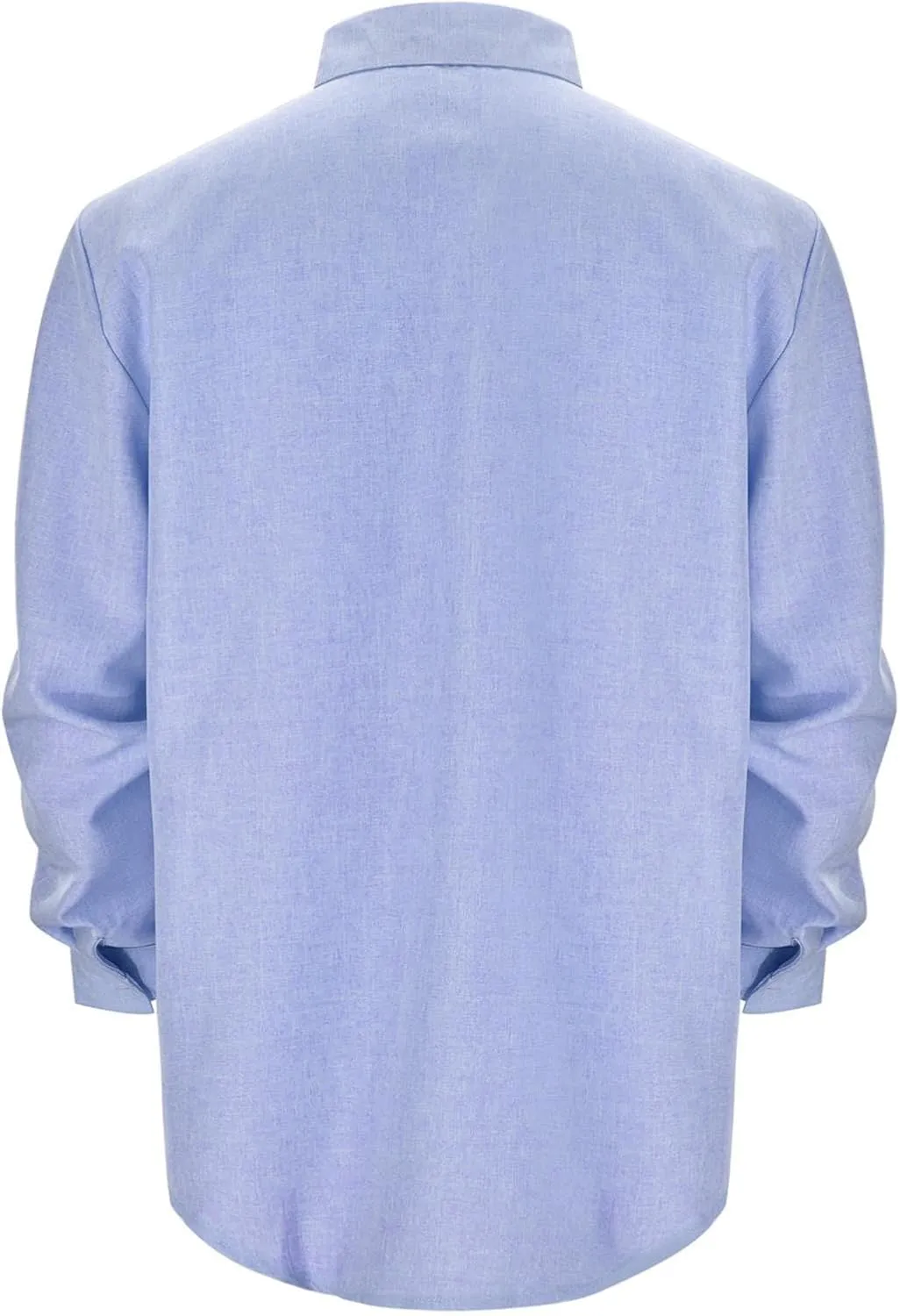Cotton Linen Henley Shirts for Men Solid Short Sleeve Band Collar Shirt with Pocket Casual Summer Beach Tshirts