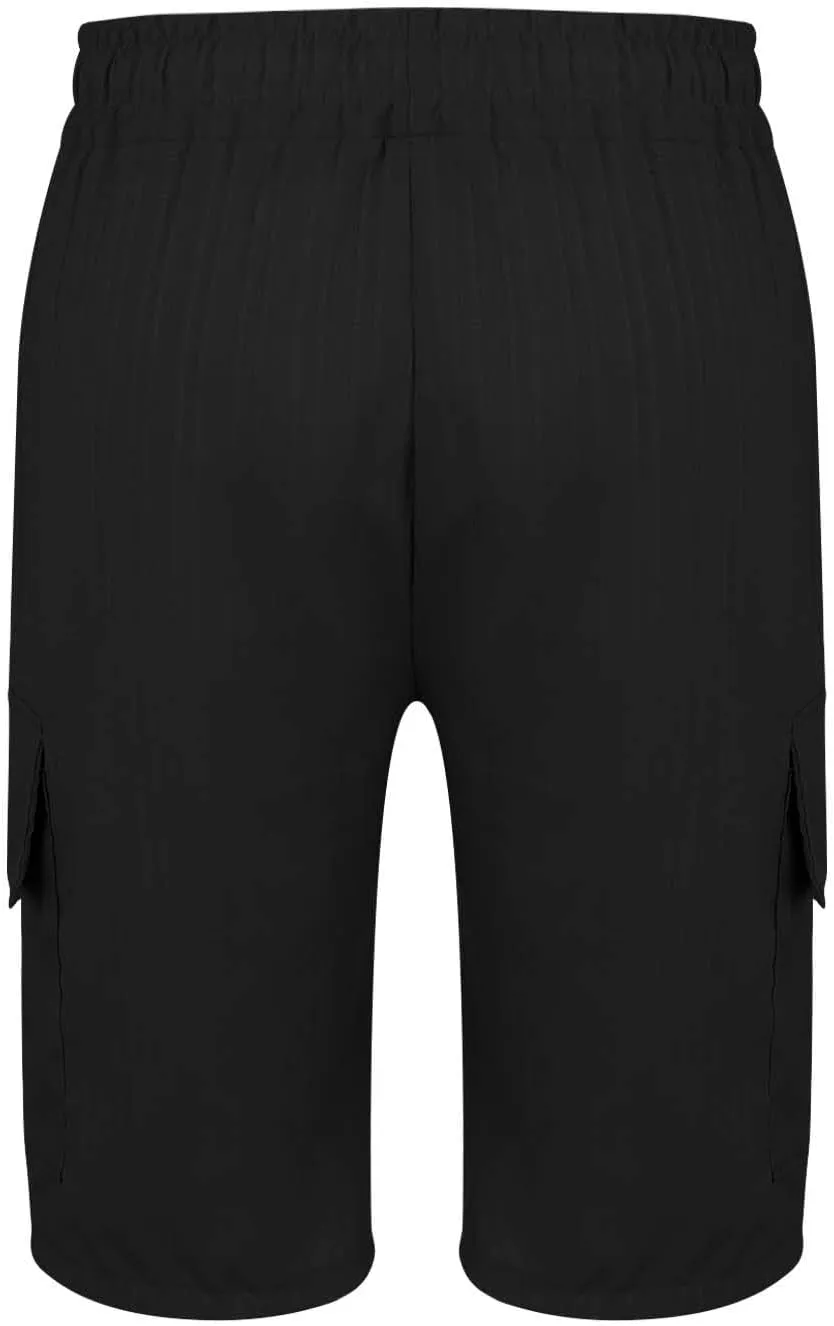 CRNTCEM Men's Drawstring Walk Short Relaxed Fit 2025 Summer Casual Outdoor Camping Hiking Work Shorts Big & Tall with Pocket