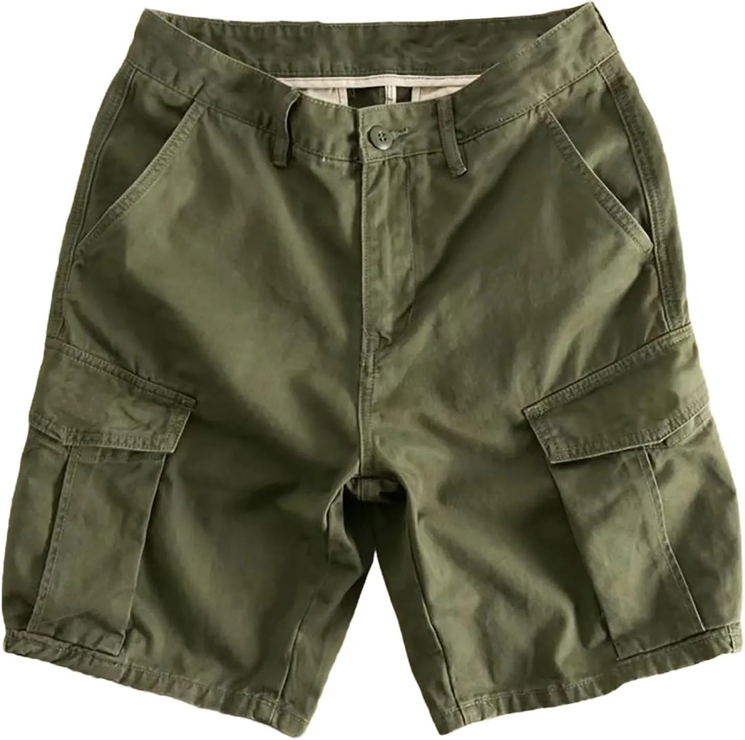 CRNTCEM Mens Outdoor Hiking Cargo Shorts Quick-Dry Outdoor Athletic Travel Fishing Golf Tactical Shorts with Multipocket