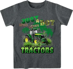 Funnycokid Toddler Boys Shirts Graphic T-Shirt Kids Short Sleeve Tees 2-6 Years