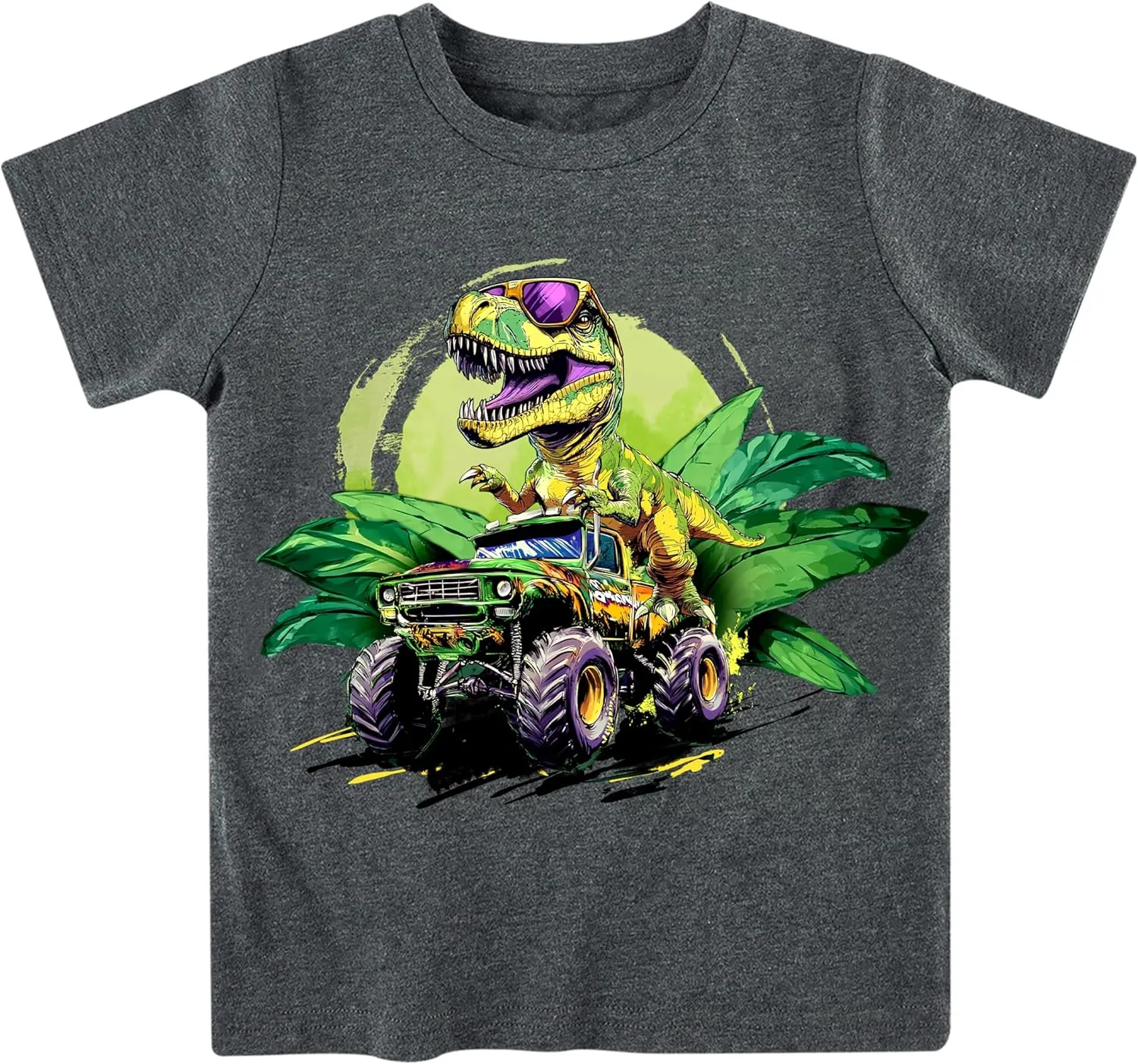 Funnycokid Toddler Boys Shirts Graphic T-Shirt Kids Short Sleeve Tees 2-6 Years