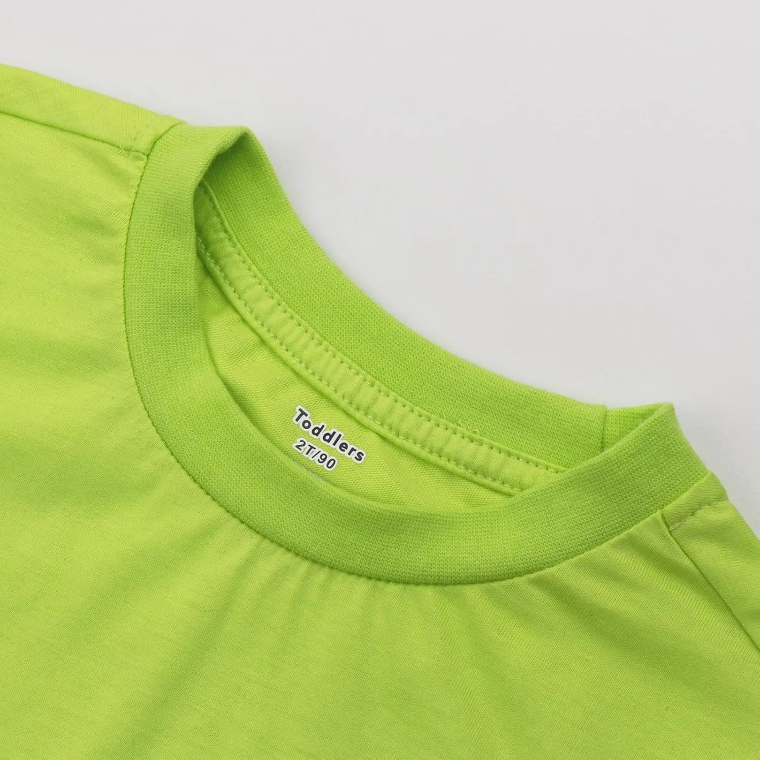 Girls Short Sleeve Shirt Toddler Crewneck Tops Tee Summer Outfits Clothes 3 Pack