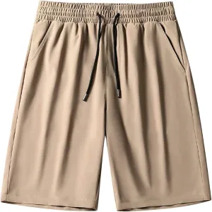 Ice Silk Shorts for Men Quick Dry Lightwight Wide Leg Sport Athletic Shorts