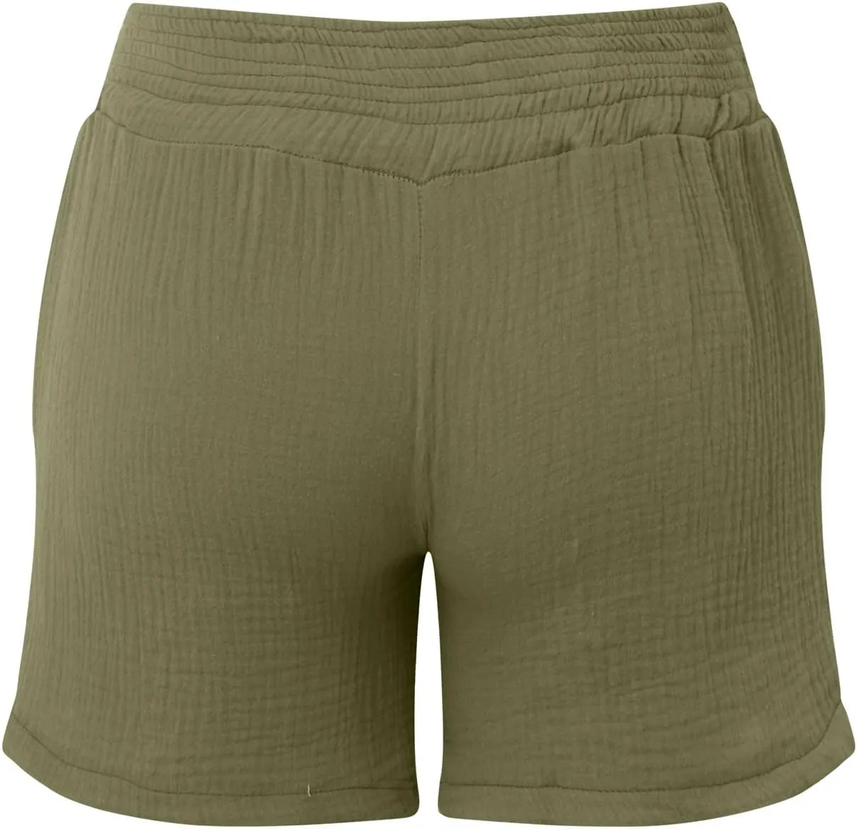 Linen Maternity Shorts Women Comfort Double Layered Underbelly Drawstring Elastic Waist Shorts Casual Lightweight Shorts