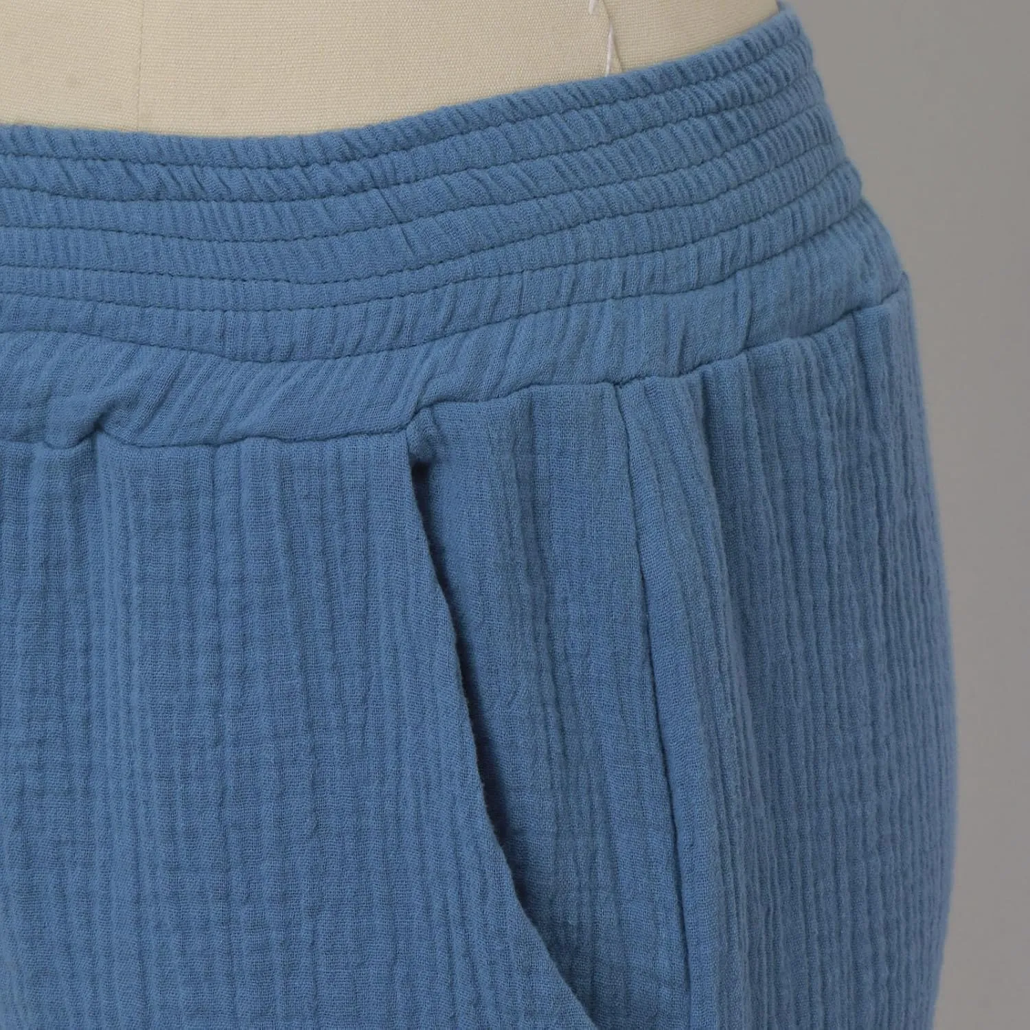 Linen Maternity Shorts Women Comfort Double Layered Underbelly Drawstring Elastic Waist Shorts Casual Lightweight Shorts