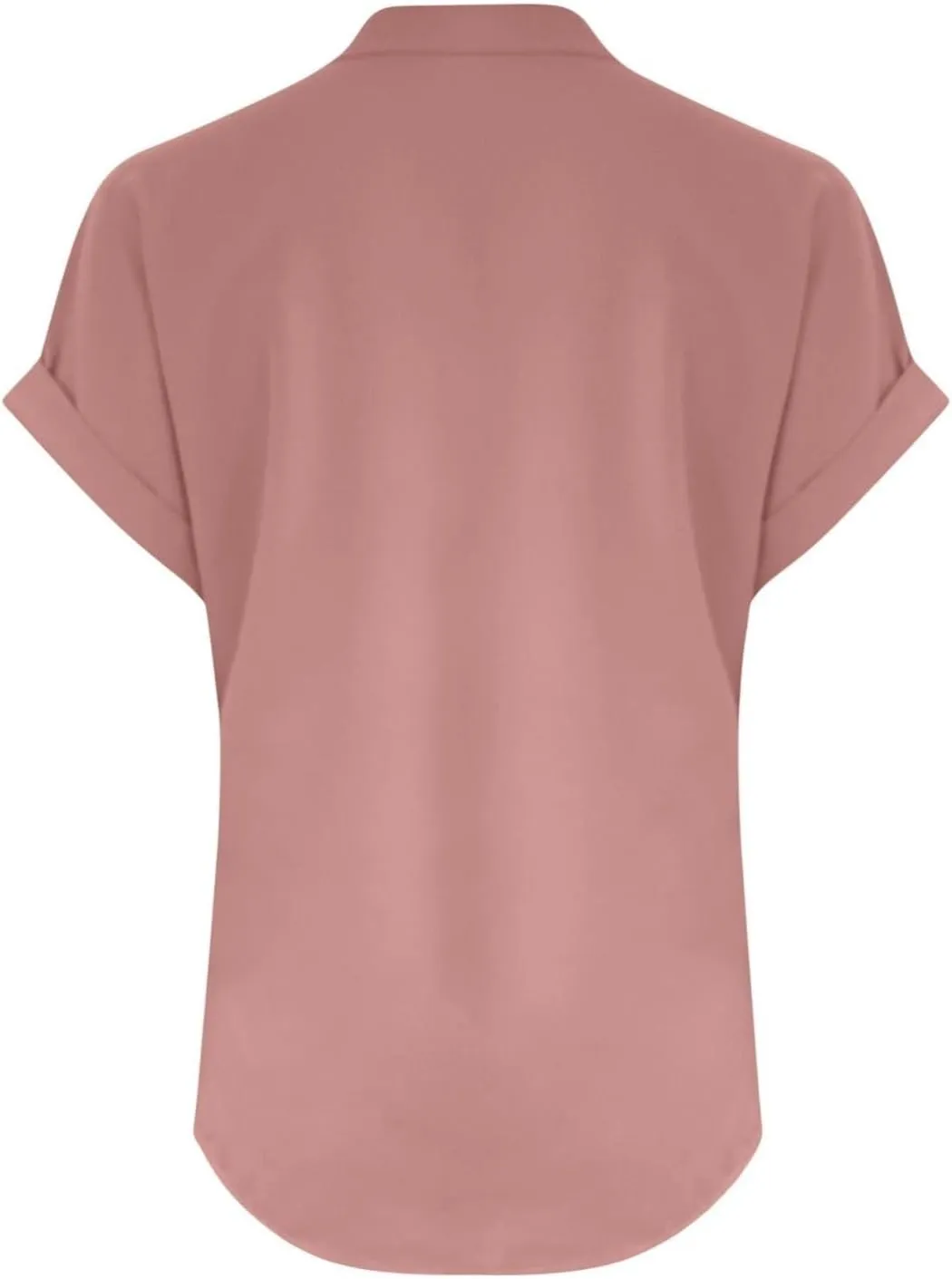 Linen T Shirts for Women Button Tops V Neck Summer Short Sleeve Dressy Blouse Loose Casual Basic Vacation