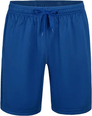 Mens 5" Shorts Athletic Gym Mesh Quick Dry Basketball Shorts with Zippered Pockets for Running Casual Activewear