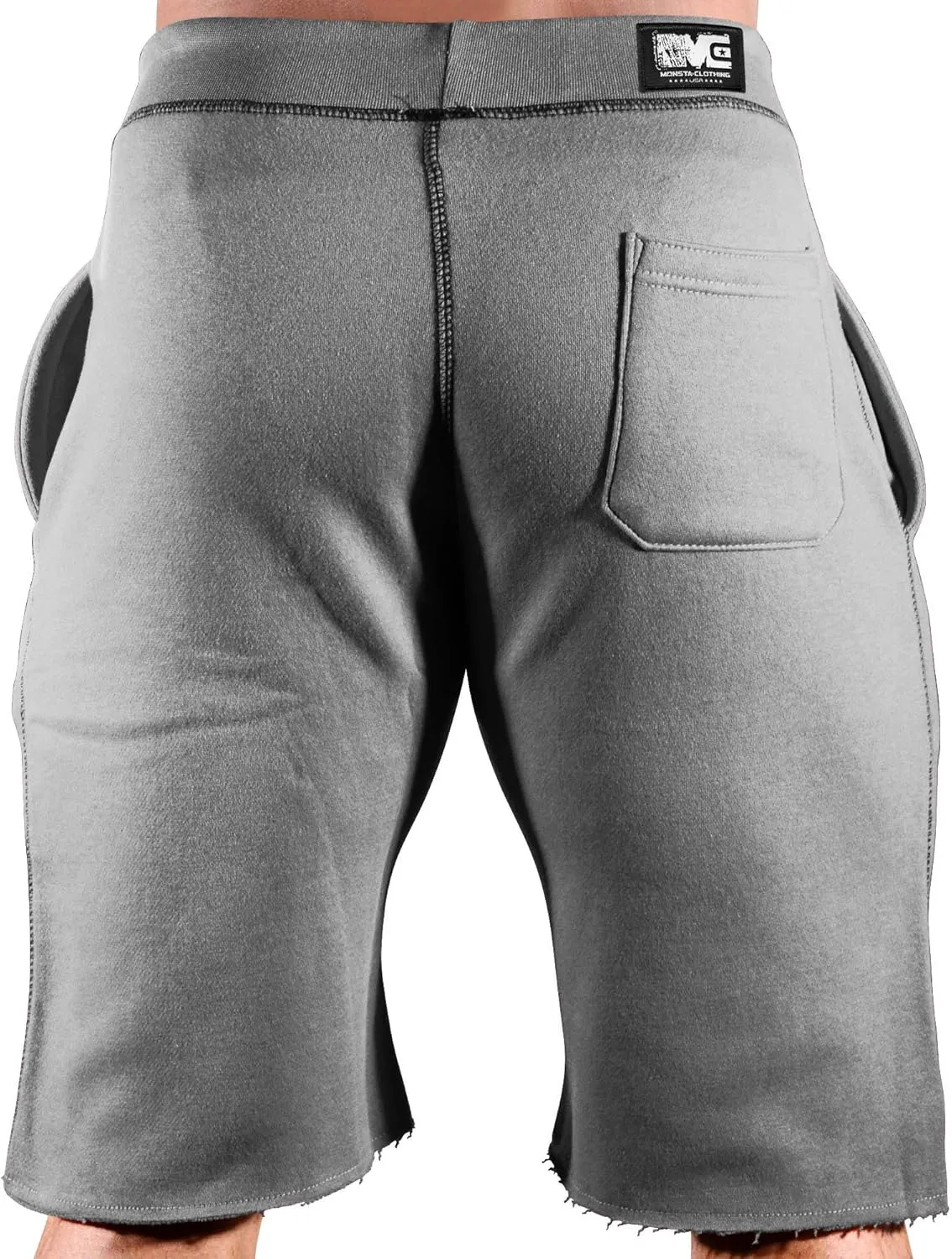 Men's Bodybuilding Workout (MC-CrestFlag) Gym Sweat Shorts