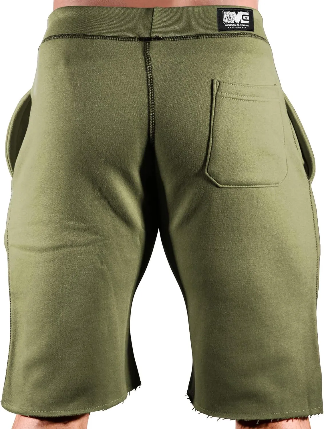 Men's Bodybuilding Workout (MC-CrestFlag) Gym Sweat Shorts