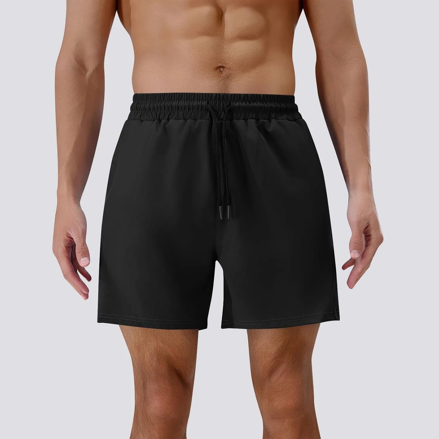 Men's Shorts with Pockets Quick Dry Athletic Running Gym Workout Activewear Lightweight Basketball Trunks