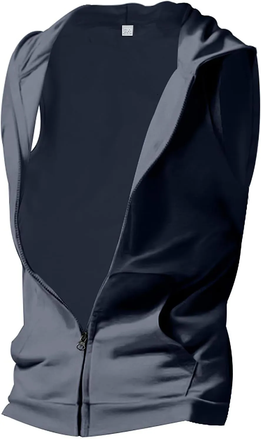 Men's Sleeveless Tracksuit Full Zip Hoodie Top & Elastic Waist Shorts 2 Pieces Summer Casual Outfits
