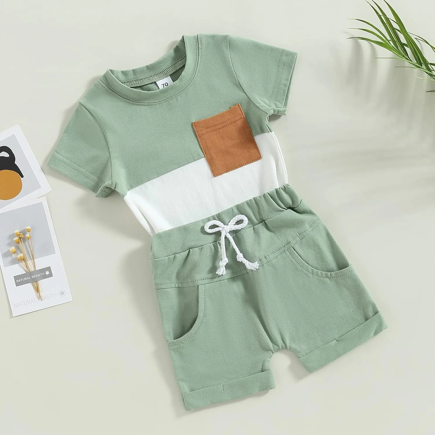 Mubineo Infant Toddler Baby Boy Summer T Shirt Shorts Outfits Short Sleeve Tee Tops Clothes Set