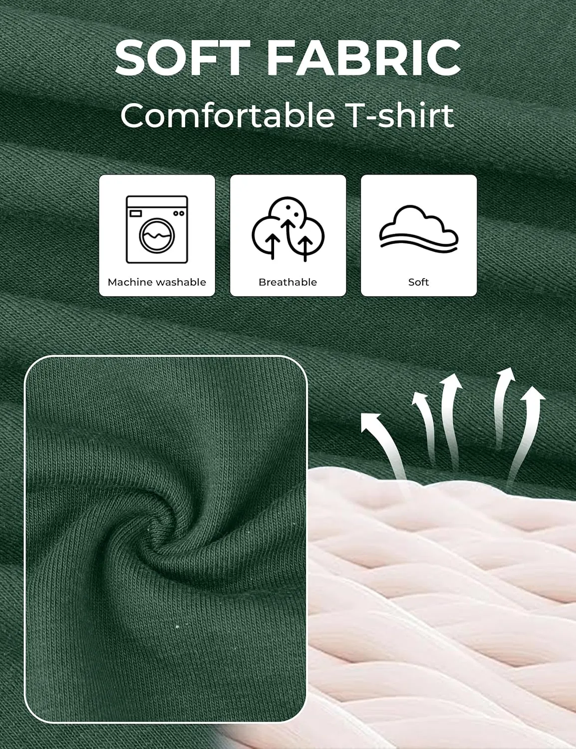 OZL Men's Henley Shirt, Men Polo Short Sleeve Blend T-Shirt with Buttons, Casual Summer Basic Tee 3Pcs