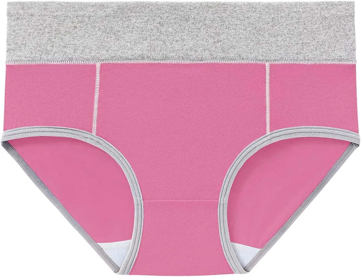 Panties for Women 5 PC High Waist Briefs Full Converage Underwear Plus Size Cotton Panties Soft Steretch Underwear