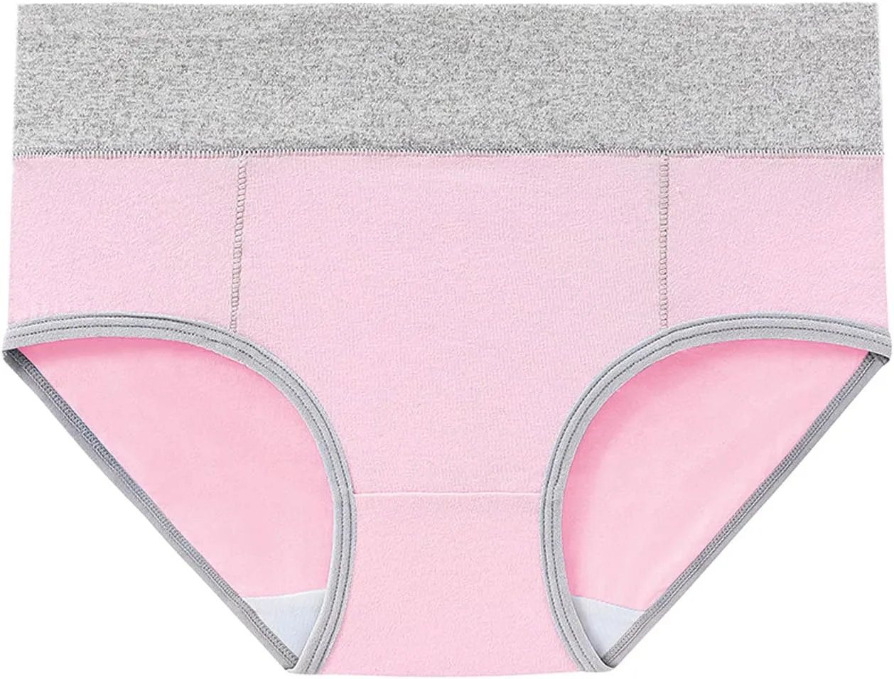 Panties for Women 5 PC High Waist Briefs Full Converage Underwear Plus Size Cotton Panties Soft Steretch Underwear