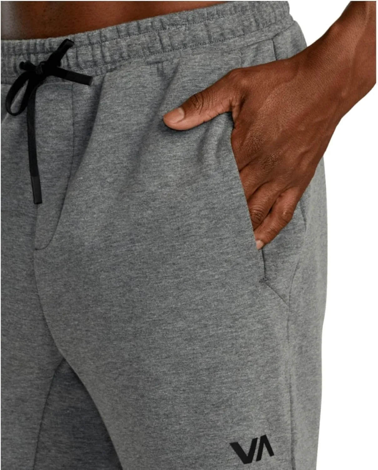 RVCA Sport Men's Tech Fleece Elastic Waist Shorts 18"