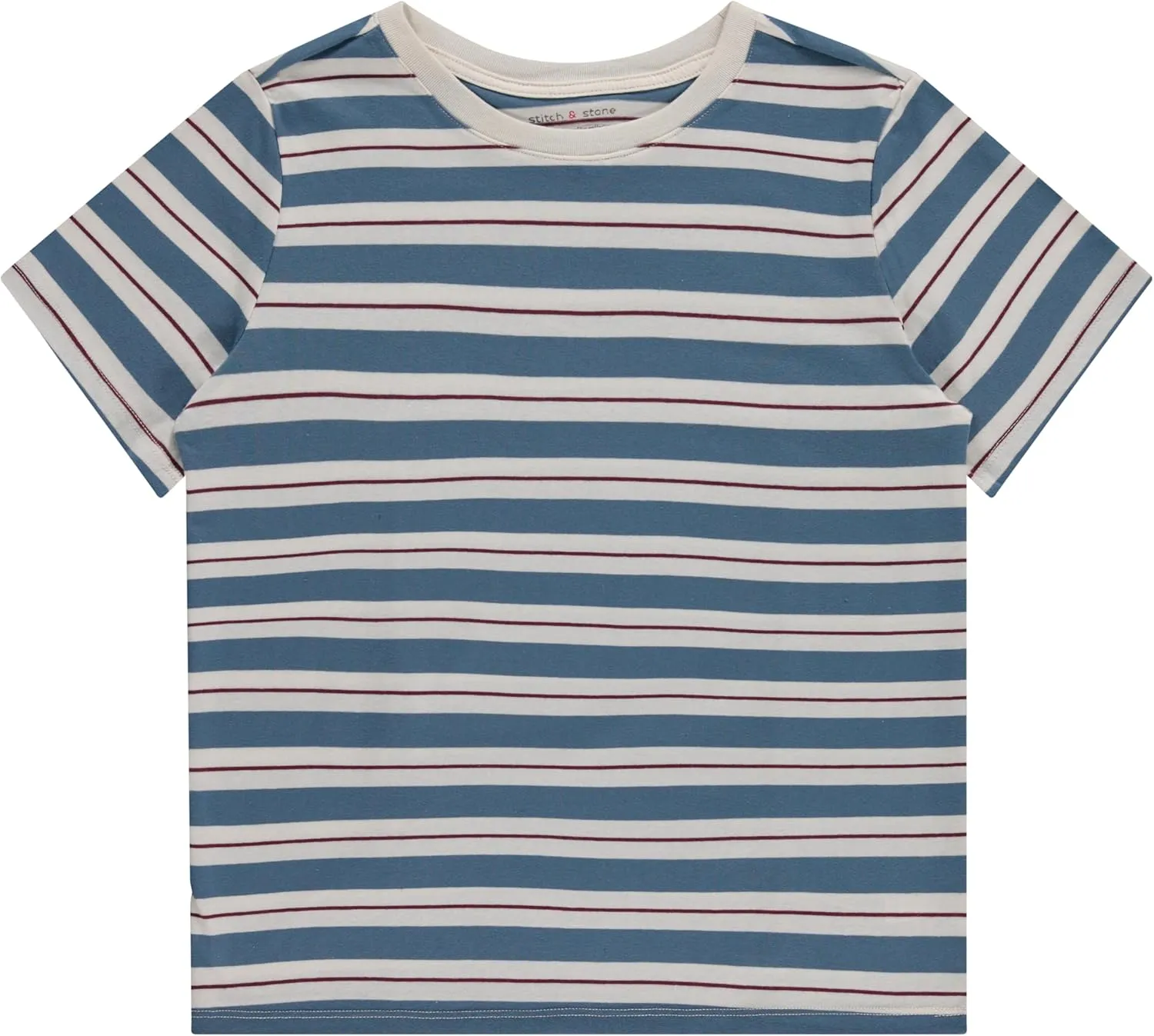 Stitch & Stone Boys 4-Pack Graphic Tees: Fun & Comfortable T-Shirts for Boys Size 4-14