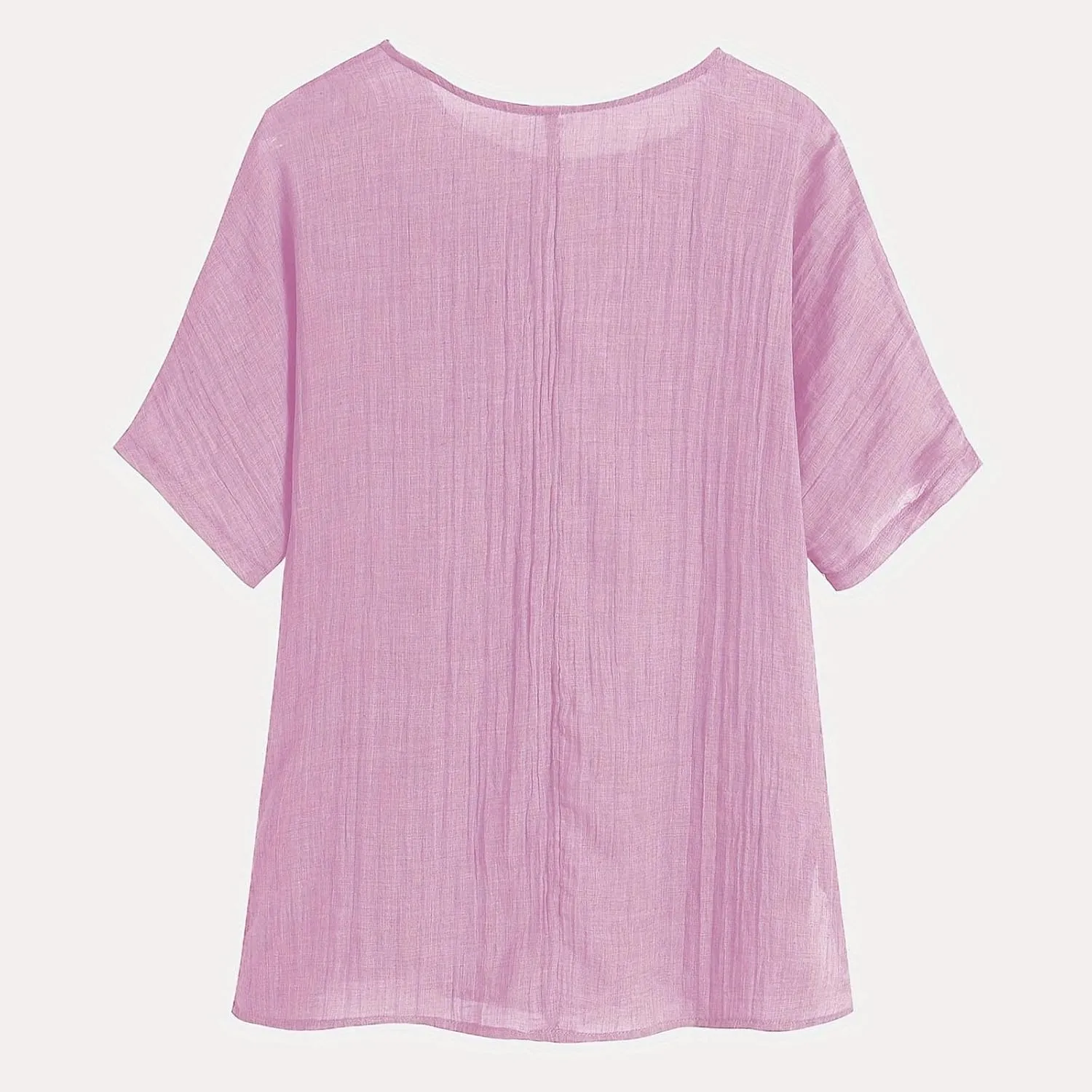 Summer Tunic Tops for Women Lightweight Comfy Tees Dragonfly Trendy Blouses Plus Size Linen 3/4 Length Sleeve Clothes