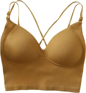 Tank with Built in Bra Womens Tank Tops Strap Camisole with Built in Padded Shelf Bra Small Color A