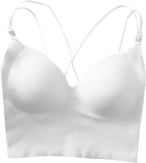 Tank with Built in Bra Womens Tank Tops Strap Camisole with Built in Padded Shelf Bra Small Color A