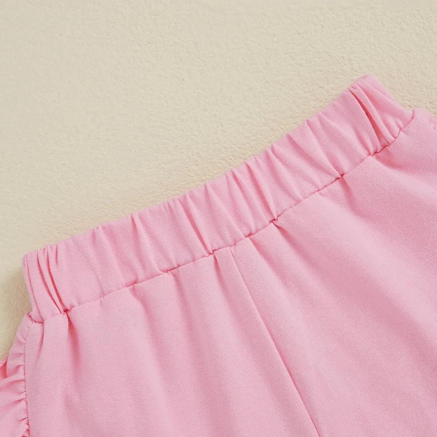 Toddler Baby Girl Ruffle Shorts Gingham Plaid/Solid Elastic Waist Shorts Pants Bottoms Casual Summer Outfit