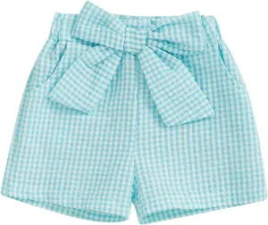 Toddler Baby Girl Shorts Gingham Plaid Shorts Summer Casual Elastic Waist Shorts Pants Bottoms 9M-4T
