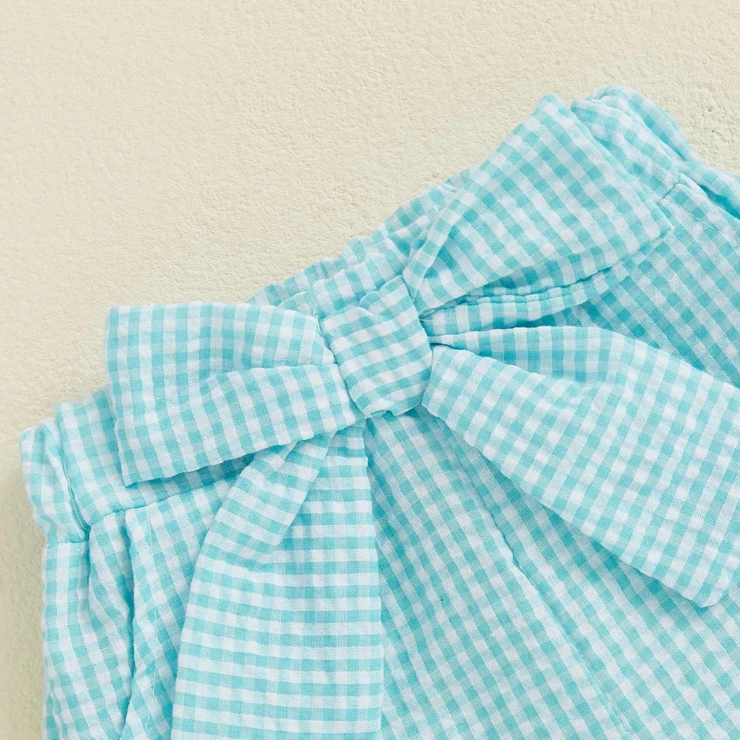 Toddler Baby Girl Shorts Gingham Plaid Shorts Summer Casual Elastic Waist Shorts Pants Bottoms 9M-4T