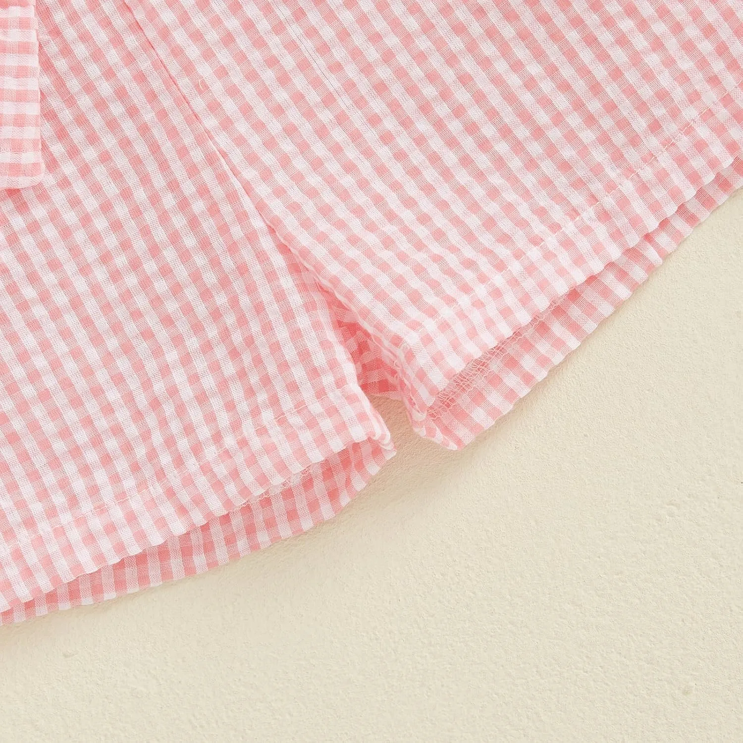 Toddler Baby Girl Shorts Gingham Plaid Shorts Summer Casual Elastic Waist Shorts Pants Bottoms 9M-4T