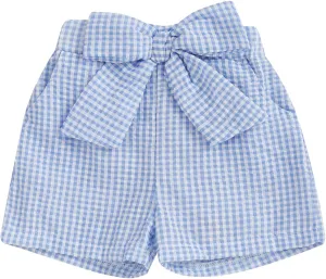 Toddler Baby Girl Shorts Gingham Plaid Shorts Summer Casual Elastic Waist Shorts Pants Bottoms 9M-4T