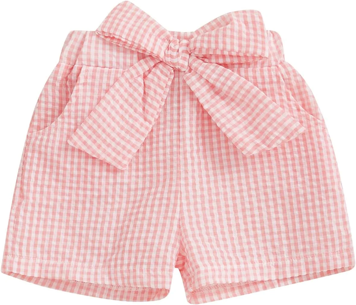 Toddler Baby Girl Shorts Gingham Plaid Shorts Summer Casual Elastic Waist Shorts Pants Bottoms 9M-4T
