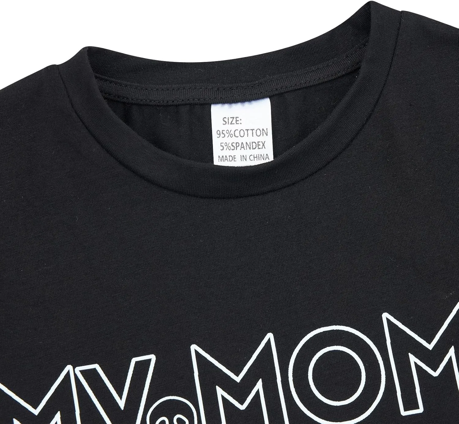 Toddler Boys T-Shirt Letter Shirts Kids Short Sleeve Tees 3-7 Years