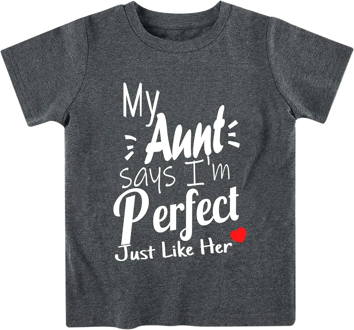 Toddler Boys T-Shirt Letter Shirts Kids Short Sleeve Tees 3-7 Years