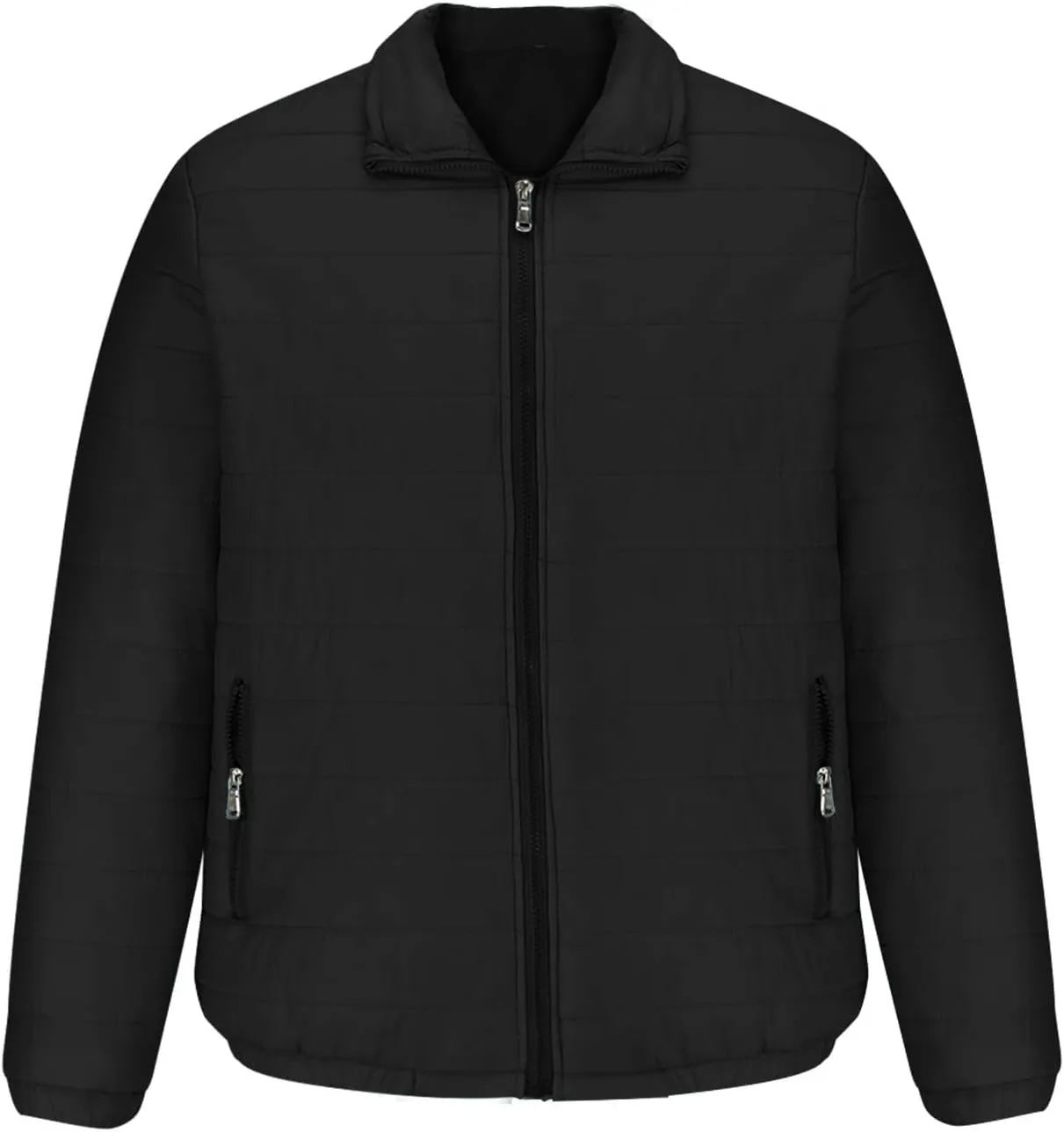 Warm Puffer Jacket Men Lightweight Winter Down Coats Thicken Puffer Jacket Fashion Zipper Puffer Coat