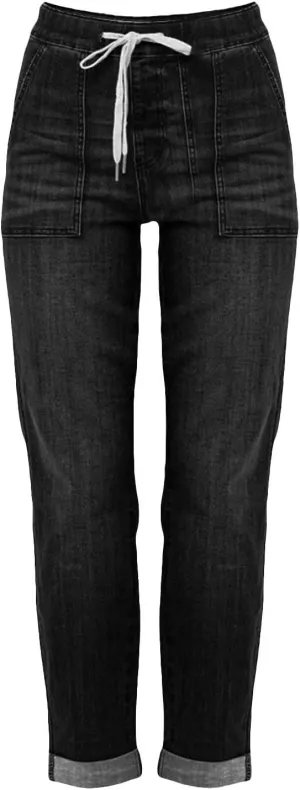 Womens Casual Cotton Linen Pants Lightweight Summer Relax Fit Elastic Waist Plus Size Solid Lounge Long Trousers