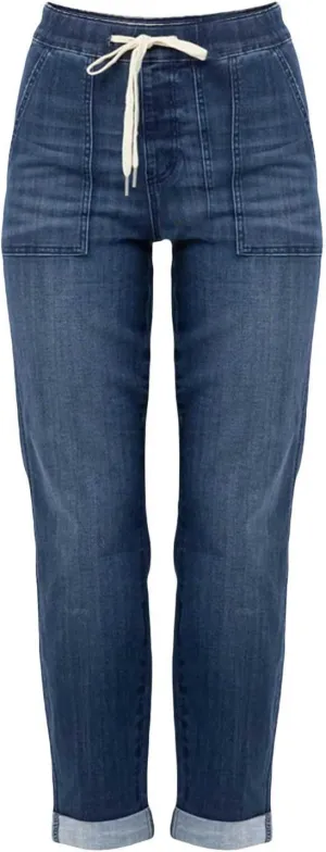 Womens Casual Cotton Linen Pants Lightweight Summer Relax Fit Elastic Waist Plus Size Solid Lounge Long Trousers