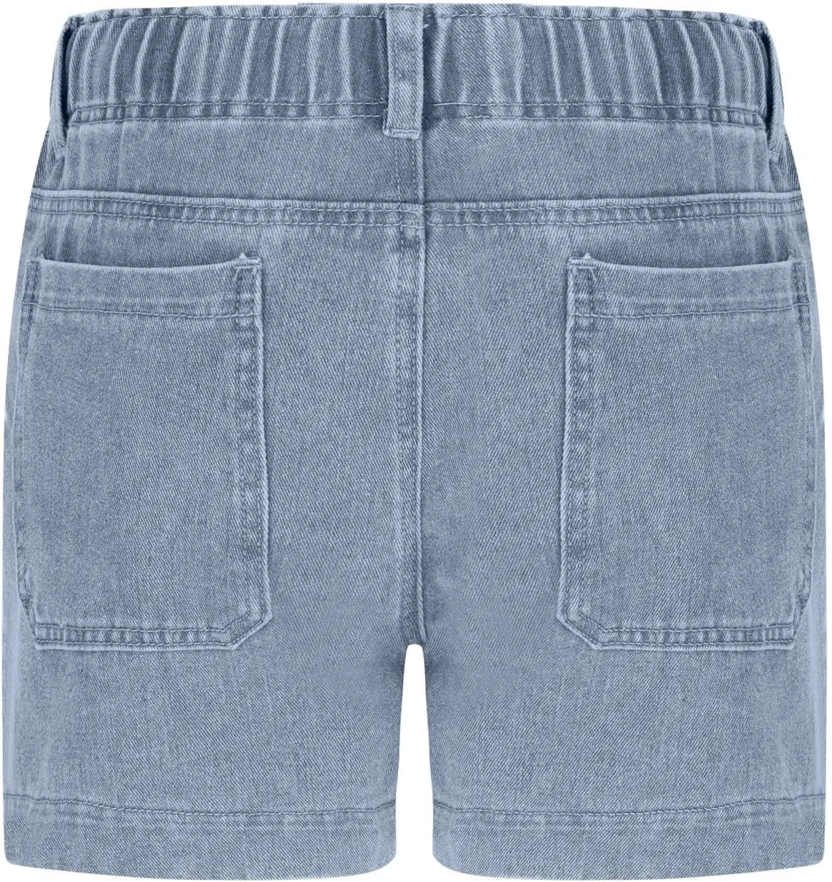 Women's Casual Fashion Denim Shorts High Waisted Short Jeans Stretchy Drawstring Elastic Waist Shorts