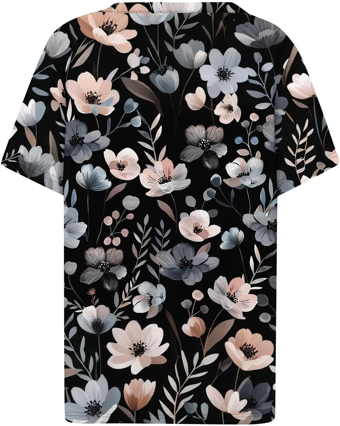 Womens Tops Casual Short Sleeve V Neck T Shirts for Womens Spring Blouses for Women 2025 Trendy Summer Tops for Women 2025