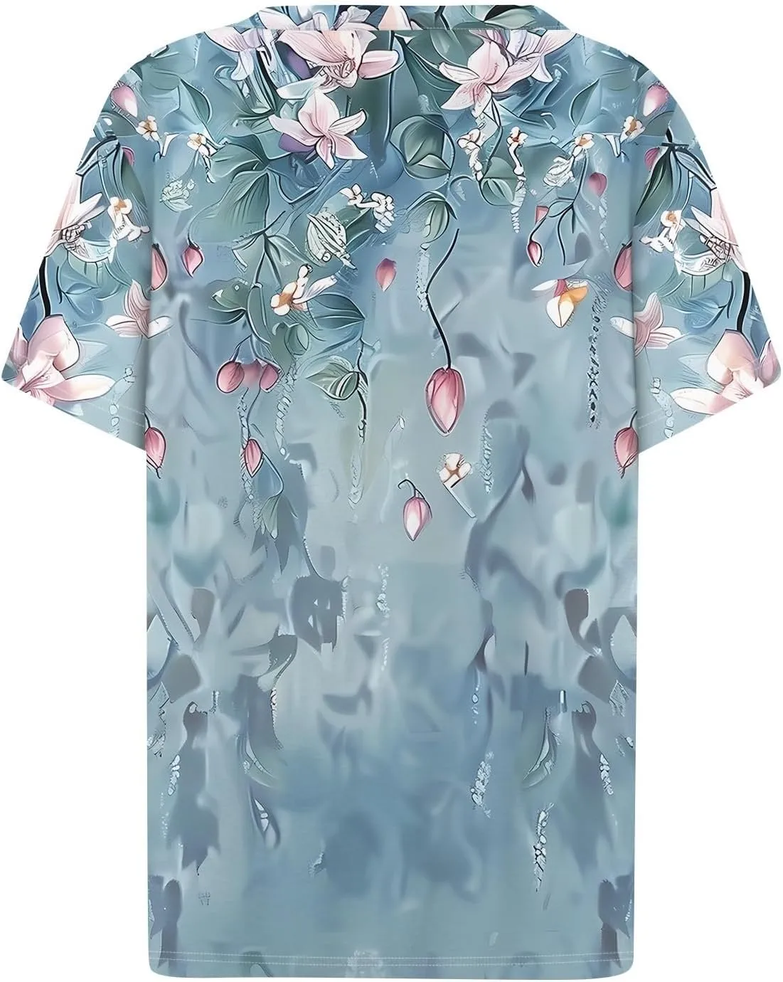 Womens Tops Casual Short Sleeve V Neck T Shirts for Womens Spring Blouses for Women 2025 Trendy Summer Tops for Women 2025