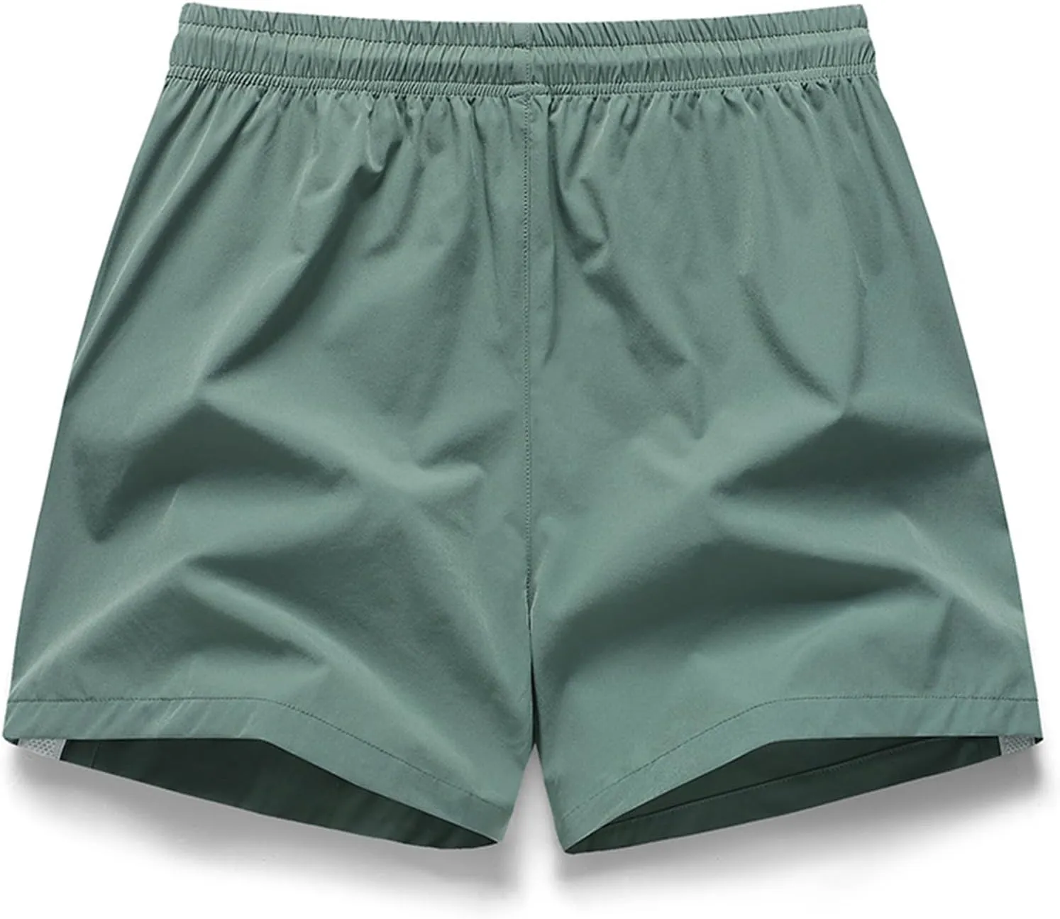 Workout Shorts for Men with Zipper Pockets Stretch Quick Dry Athletic Shorts Summer Basketball Sports Gym Running Pants